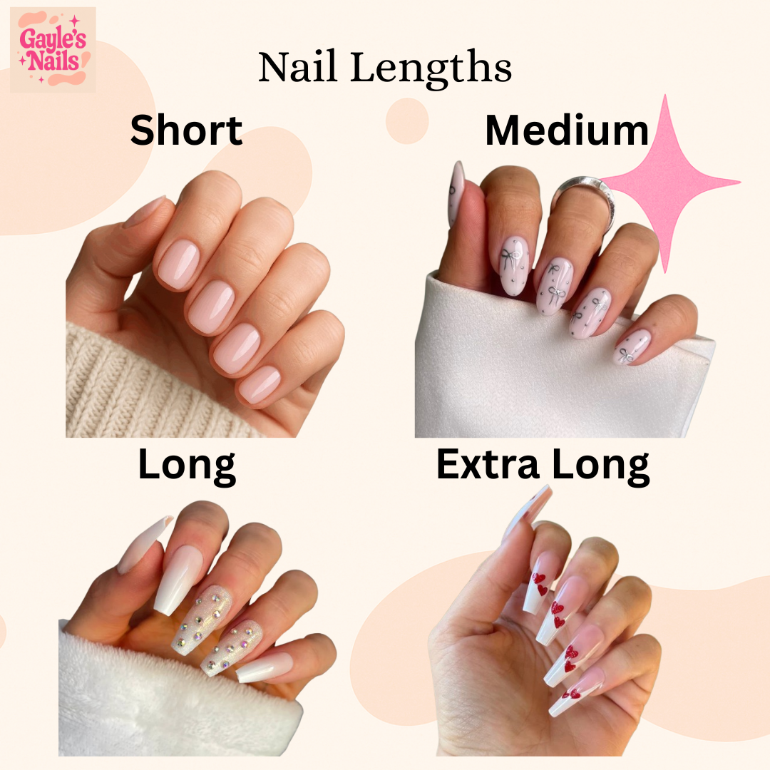 Christmas Tree Press-On Nail Set – Nude Base with Green Glitter Trees, Gold Star Charms & Ornaments